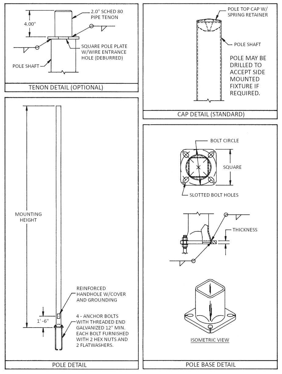 Steel High Mast & Sports Poles